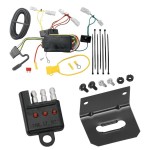 Trailer Wiring and Bracket w/ Light Tester For 14-21 Toyota Corolla 07-21 Camry 07-14 FJ Cruiser 14-18 Mazda 3 03-08 Mazda 6 07-12 CX-7 4-Flat Harness Plug Play