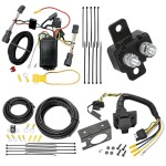 Trailer Hitch 7 Way RV Wiring Kit For 06-14 KIA Sedona 07-09 Hyundai Entourage Plug Prong Pin Brake Control Ready