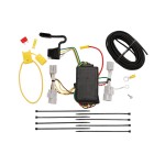 Trailer Hitch 7 Way RV Wiring Kit For 06-12 Toyota RAV4 08-10 Toyota Sequoia Plug Prong Pin Brake Control Ready