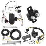 Trailer Hitch 7 Way RV Wiring Kit For 07-12 Hyundai Santa Fe 10-13 KIA Forte Plug Prong Pin Brake Control Ready