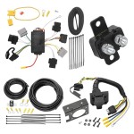 Trailer Hitch 7 Way RV Wiring Kit For 05-07 Ford Escape 05-06 Mazda Tribute Plug Prong Pin Brake Control Ready