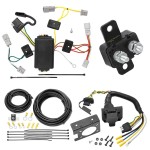 Trailer Hitch 7 Way RV Wiring Kit For 06-17 Honda Civic Coupe Plug Prong Pin Brake Control Ready