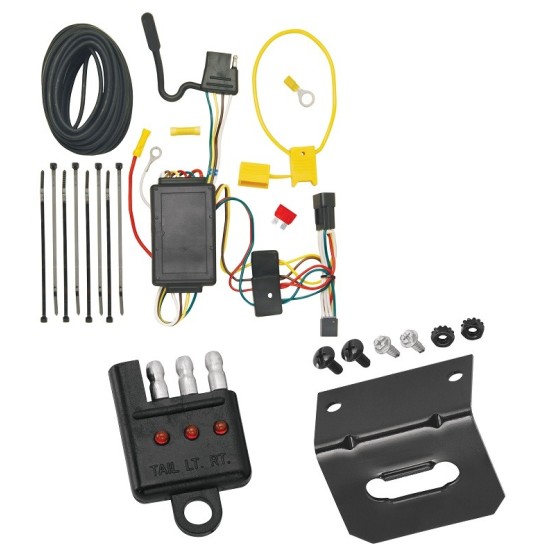 Trailer Wiring and Bracket w/ Light Tester 03-07 Cadillac CTS 04-07 CTS V Plug & Play 4-Flat Harness