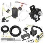 Trailer Hitch 7 Way RV Wiring Kit For 03-05 Honda Accord Coupe Plug Prong Pin Brake Control Ready