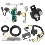 Trailer Hitch 7 Way RV Wiring Kit For 08-09 Ford Taurus Sedan Mercury Sable Sedan Plug Prong Pin Brake Control Ready