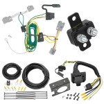 Trailer Hitch 7 Way RV Wiring Kit For 08-09 Ford Taurus X Plug Prong Pin Brake Control Ready