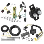 Trailer Hitch 7 Way RV Wiring Kit For 08-12 Buick Enclave Chevy Malibu 09-12 Traverse Plug Prong Pin Brake Control Ready