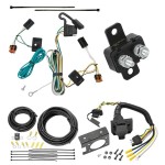 Trailer Hitch 7 Way RV Wiring Kit For 07-12 GMC Acadia Plug Prong Pin Brake Control Ready