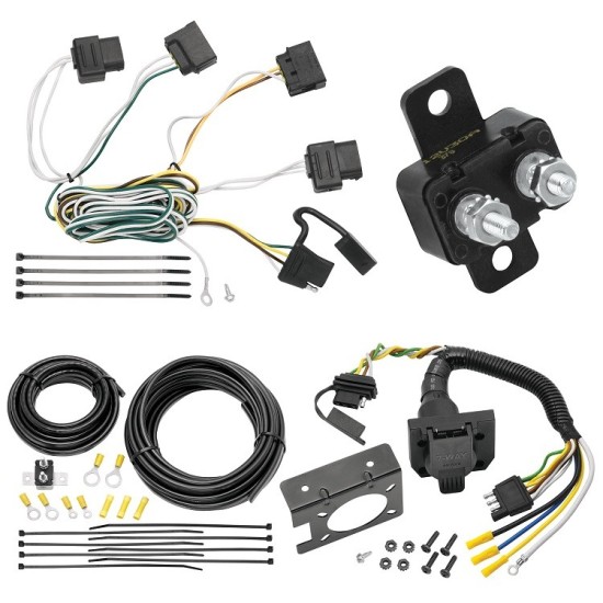 Trailer Hitch 7 Way RV Wiring Kit For 08-11 Ford Focus Plug Prong Pin Brake Control Ready