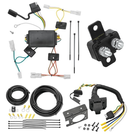 Trailer Hitch 7 Way RV Wiring Kit For 03-08 Pontiac Vibe Plug Prong Pin Brake Control Ready