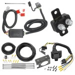 Trailer Hitch 7 Way RV Wiring Kit For 98-08 Subaru Forster 96-07 Legacy Wagon 00-09 Outback 06-14 B9 Tribeca Plug Prong Pin Brake Control Ready