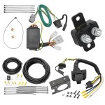 Trailer Hitch 7 Way RV Wiring Kit For 07-11 Honda Element Plug Prong Pin Brake Control Ready