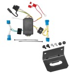 Trailer Wiring and Bracket For 08-13 Cadillac CTS 4 Dr. Sedan Plug & Play 4-Flat Harness