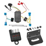 Trailer Wiring and Bracket w/ Light Tester For 08-13 Cadillac CTS 4 Dr. Sedan Plug & Play 4-Flat Harness