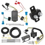 Trailer Hitch 7 Way RV Wiring Kit For 08-13 Cadiallac CTS Sedan Plug Prong Pin Brake Control Ready