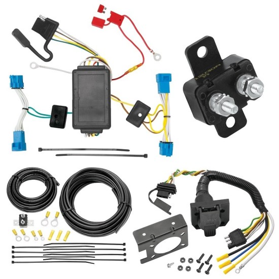 Trailer Hitch 7 Way RV Wiring Kit For 08-13 Cadiallac CTS Sedan Plug Prong Pin Brake Control Ready