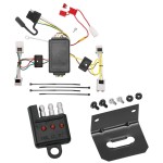 Trailer Wiring and Bracket w/ Light Tester For 04-09 Nissan Quest Plug & Play 4-Flat Harness