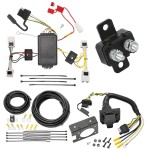 Trailer Hitch 7 Way RV Wiring Kit For 04-09 Nissan Quest Plug Prong Pin Brake Control Ready