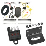 Trailer Wiring and Bracket w/ Light Tester For 07-24 Nissan Altima 04-14 Maxima 07-12 Sentra Plug & Play 4-Flat Harness