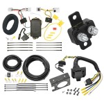 Trailer Hitch 7 Way RV Wiring Kit 07-24 Nissan Altima 04-14 Maxima 07-12 Sentra Plug Prong Pin Brake Control Ready