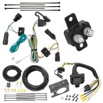 Trailer Hitch 7 Way RV Wiring Kit For 09-20 Ford Flex Plug Prong Pin Brake Control Ready