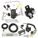 Trailer Hitch 7 Way RV Wiring Kit For 09-11 Hyundai Genesis Sedan Plug Prong Pin Brake Control Ready