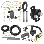 Trailer Hitch 7 Way RV Wiring Kit For 04-06 Lexus RX330 07-12 RX350 Plug Prong Pin Brake Control Ready