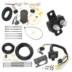 Trailer Hitch 7 Way RV Wiring Kit For 07-12 Lexus ES350 Plug Prong Pin Brake Control Ready