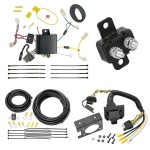 Trailer Hitch 7 Way RV Wiring Kit For 11-14 Toyota Sienna 15-20 Sienna SE Plug Prong Pin Brake Control Ready