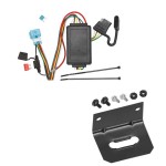 Trailer Wiring and Bracket For 07-12 Acura RDX 10-11 Honda Accord Crosstour 2012 Crosstour Plug & Play 4-Flat Harness