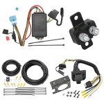 Trailer Hitch 7 Way RV Wiring Kit For 07-12 Acura RDX 10-12 Honda Accord Crosstour Plug Prong Pin Brake Control Ready