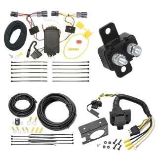 Trailer Hitch 7 Way RV Wiring Kit For 10-18 Hyundai Tucson Plug Prong Pin Brake Control Ready