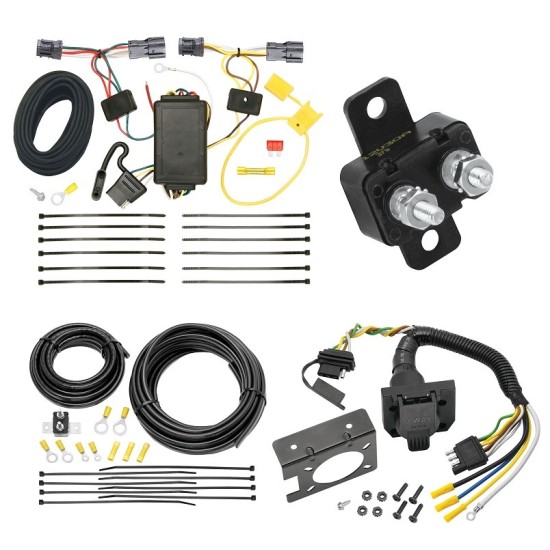 Trailer Hitch 7 Way RV Wiring Kit For 10-18 Hyundai Tucson Plug Prong Pin Brake Control Ready