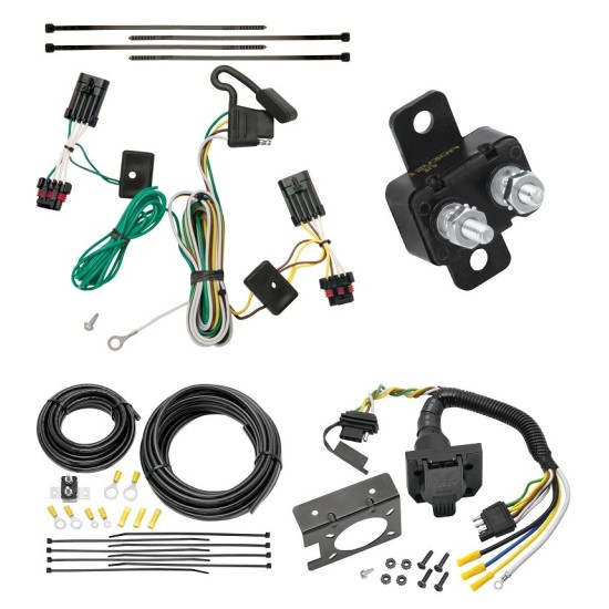 Trailer Hitch 7 Way RV Wiring Kit For 00-05 Chevy Impala Plug Prong Pin Brake Control Ready