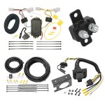 Trailer Hitch 7 Way RV Wiring Kit For 06-17 Mazda 5 11-14 Mazda 2 07-15 Mazda CX-9 Plug Prong Pin Brake Control Ready