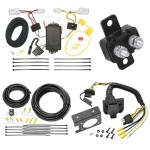 Trailer Hitch 7 Way RV Wiring Kit For 10-12 Hyundai Genesis Coupe Plug Prong Pin Brake Control Ready