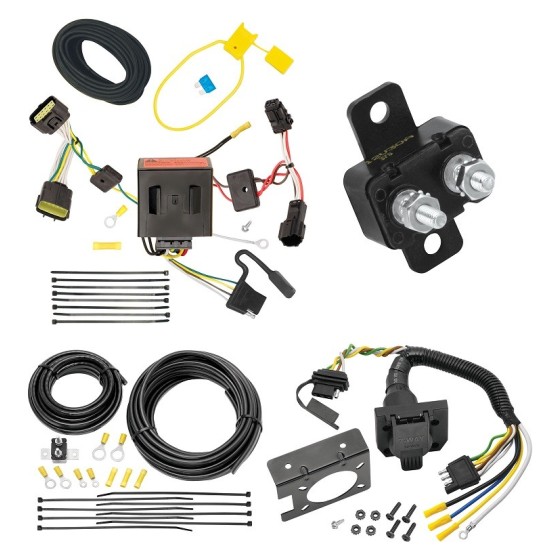 Trailer Hitch 7 Way RV Wiring Kit For 11-16 Kia Sportage Plug Prong Pin Brake Control Ready