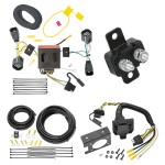 Trailer Hitch 7 Way RV Wiring Kit For 11-20 Dodge Grand Caravan 11-16 Chrysler Town & Country 21-23 Grand Caravan 12-15 RAM C/V Tradesman Plug Prong Pin Brake Control Ready