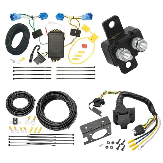 Trailer Hitch 7 Way RV Wiring Kit For 06-11 Cadillac DTS Plug Prong Pin Brake Control Ready