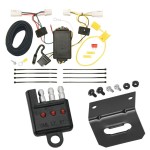 Trailer Wiring and Bracket w/ Light Tester For 10-17 Mitsubishi Lancer 11-19 Outlander Sport 11-24 RVR Plug & Play 4-Flat Harness