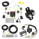 Trailer Hitch 7 Way RV Wiring Kit For 12-19 Fiat 500 Plug Prong Pin Brake Control Ready