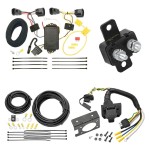 Trailer Hitch 7 Way RV Wiring Kit For 12-14 Ford Focus Hatchback Plug Prong Pin Brake Control Ready