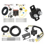 Trailer Hitch 7 Way RV Wiring Kit For 12-22 Nissan NV1500 NV2500 NV3500 Plug Prong Pin Brake Control Ready