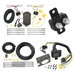 Trailer Hitch 7 Way RV Wiring Kit For 10-14 Hyundai Sonata Plug Prong Pin Brake Control Ready