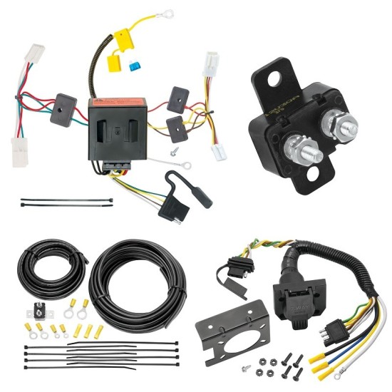 Trailer Hitch 7 Way RV Wiring Kit For 11-14 Dodge Charger Plug Prong Pin Brake Control Ready