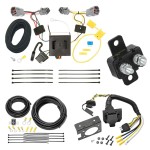 Trailer Hitch 7 Way RV Wiring Kit For 13-18 Hyundai Santa Fe Plug Prong Pin Brake Control Ready