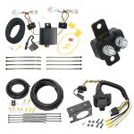 Trailer Hitch 7 Way RV Wiring Kit For 13-18 Lexus ES350 13-21 ES300h Plug Prong Pin Brake Control Ready