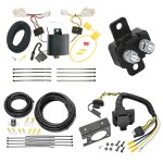 Trailer Hitch 7 Way RV Wiring Kit For 14-18 KIA Foret Sedan Plug Prong Pin Brake Control Ready