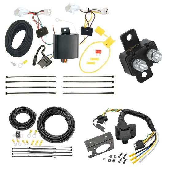 Trailer Hitch 7 Way RV Wiring Kit For 09-14 Lexus IS350 09-13 IS250 Plug Prong Pin Brake Control Ready