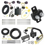 Trailer Hitch 7 Way RV Wiring Kit For 14-24 RAM Pro Master 1500 2500 3500 Plug Prong Pin Brake Control Ready